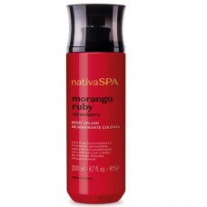 Bot Nativa Spa Body Splash Morango Rubi 200ml