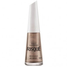 Esmalte Risque Nao Ofusca meu Bronze   Metalico  8ml