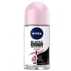 Nivea desodorante  Roll-On Black&White  50ml  woman